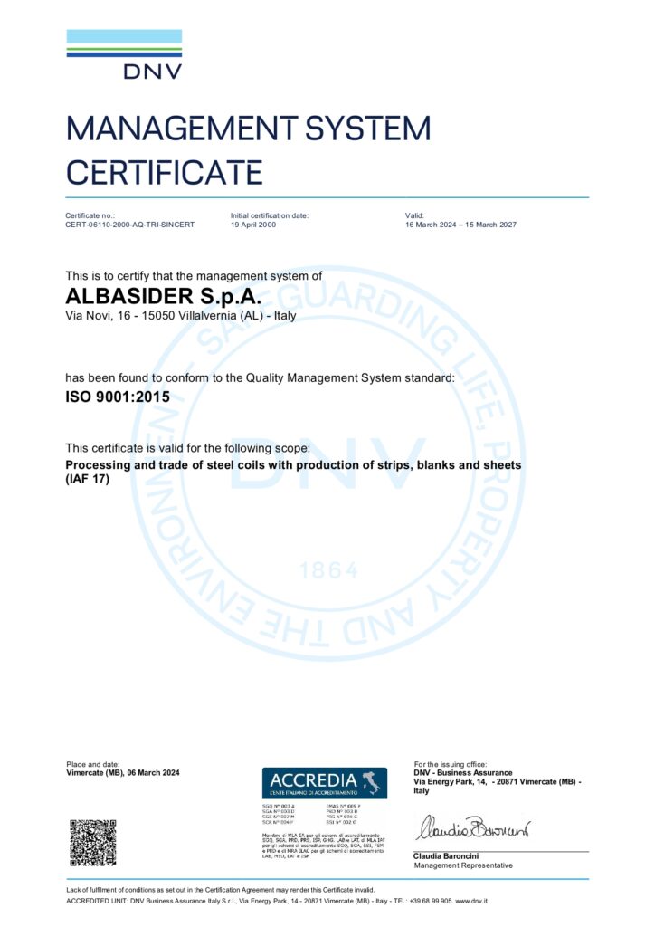 ISO 9001 CERT 06110 2000 AQ TRI SINCERT 4 en US 20240306 20240306095923 page 0001